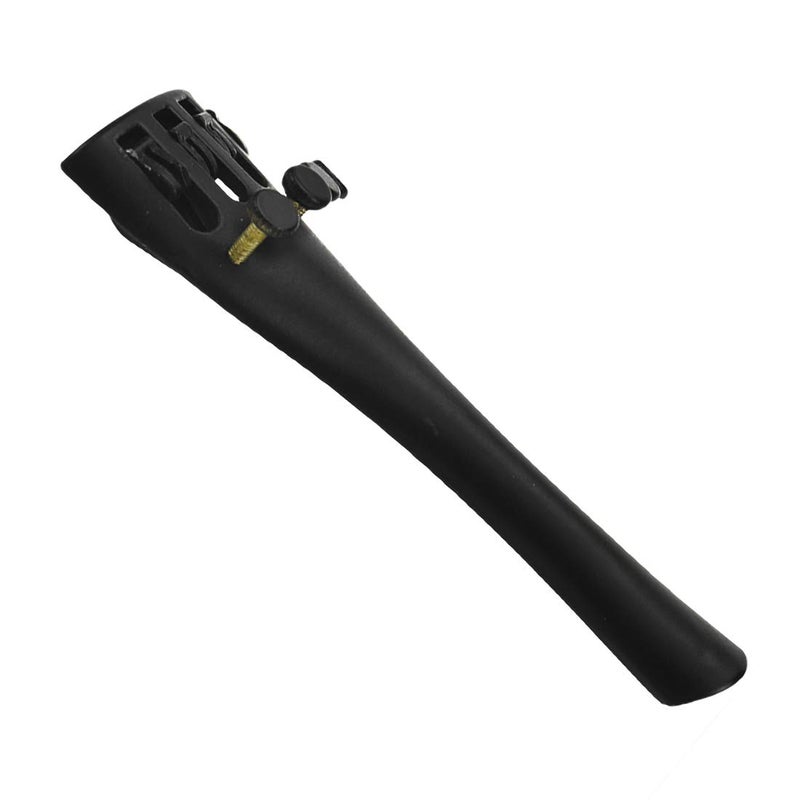 Xiaoyztan 1/2 Violin Tailpiece, Aluminum Alloy Violin Black Tail Piece Built with 4 Pcs Fine Tuners - Image 2